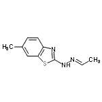 CAS#: 100220-31-3， 2-[(2E)-2-Ethylidenehydrazino]-6-Methyl-1,3-Benzothiazole