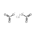 结构式 CAS# 10031-32-0, 钙二碘酸盐