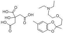 CAS#: 100310-87-0， 2-(2-(2-(Diethylamino)Ethoxy)Ethyl)-2,5-Dimethyl-1,3-Benzodioxole Citrate