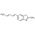 CAS#: 100394-43-2， 2-Methyl-6-[(1E,3E)-1,3-Pentadien-1-Yl]-1,3-Benzothiazole