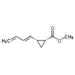 CAS#: 100515-95-5， Methyl (1R,2R)-2-[(1E)-1,3-Butadien-1-Yl]Cyclopropanecarboxylate