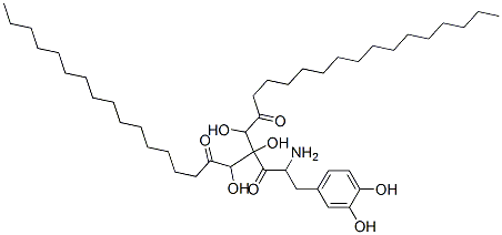 CAS#: 100858-16-0, 1,3-Dihexadecanoyl-2-(2-Amino-3-(3,4-Dihydroxyphenyl)Propanoyl)Propane-1,2,3-Triol