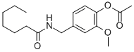 CAS#: 101030-69-7， N-Heptanoyl-Vanillylamine Acetate