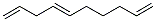 structure of CAS# 10124-98-8, Deca-1,4,9-Triene;Deca-1,4,9-Triene;1,4,9-Decatriene, (E)-
