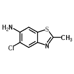CAS#: 101253-50-3， 5-Chloro-2-Methyl-1,3-Benzothiazol-6-Amine