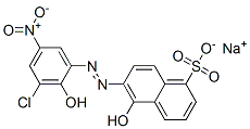 CAS 登录号：10132-98-6， 6-[(3-氯-2-羟基-5-硝基苯基)偶氮]-5-羟基萘-1-磺酸钠