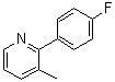 CAS#: 101419-76-5， 2-(4-Fluorophenyl)-3-Methyl-Pyridine