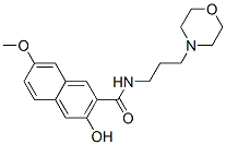 CAS#: 10155-49-4， 3-Hydroxy-7-Methoxy-N-[3-(Morpholino)Propyl]Naphthalene-2-Carboxamide