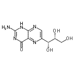 CAS 登录号：10162-32-0， 2-氨基-6-[(1R,2R)-1,2,3-三羟基丙基]-4(1H)-蝶啶酮