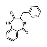CAS 登录号：10167-35-8， 3-苄基-3,4-二氢-1H-1,4-苯并二氮杂卓-2,5-二酮