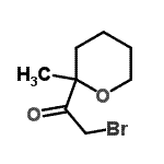 CAS 登录号：102124-62-9， 2-溴-1-(2-甲基四氢-2H-吡喃-2-基)乙酮