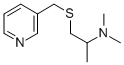 CAS 登录号：102206-62-2， 3-(((2-(二甲基氨基)丙基)硫代)甲基)-吡啶