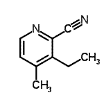 CAS#: 102308-55-4， 3-Ethyl-4-Methyl-2-Pyridinecarbonitrile