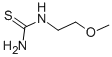 结构式 CAS# 102353-42-4, N-(2-甲氧基乙基)-硫脲