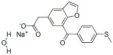 CAS#: 102488-97-1， Sodium 7-(P-(Methylthio)Benzoyl)-5-Benzofuranacetate Hydrate