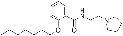 CAS#: 10261-48-0， 2-Heptoxy-N-(2-Pyrrolidin-1-Ylethyl)Benzamide