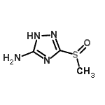 CAS#: 102728-85-8， 3-(Methylsulfinyl)-1H-1,2,4-Triazol-5-Amine