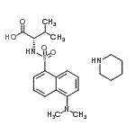 CAS#: 102783-25-5， N-{[5-(Dimethylamino)-1-Naphthyl]Sulfonyl}-L-Valine - Piperidine (1:1)