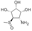 CAS 登录号：102822-66-2， (1R,2R,3R,4S,5R)-4-氨基-5-[(R)-甲基亚磺酰]环戊烷-1,2,3-三醇