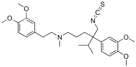 CAS#: 102852-53-9， 4-(3,4-Dimethoxyphenyl)-N-[2-(3,4-Dimethoxyphenyl)Ethyl]-4-(Isothiocyanatomethyl)-N,5-Dimethylhexan-1-Amine