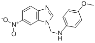 CAS#: 103248-24-4， 4-Methoxy-N-[(6-Nitrobenzimidazol-1-Yl)Methyl]Aniline