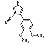 CAS#: 103418-01-5， 4-(3,4-Dimethoxyphenyl)-1H-Pyrrole-3-Carbonitrile