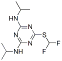 CAS#: 103427-73-2， 6-(Difluoromethylsulfanyl)-N,N'-Di(Propan-2-Yl)-1,3,5-Triazine-2,4-Diamine