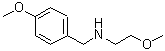 结构式 CAS# 103464-79-5, 2-甲氧基-N-(4-甲氧基苄基)乙胺