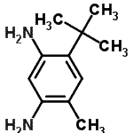 CAS#: 103490-01-3， 4-Methyl-6-(2-Methyl-2-Propanyl)-1,3-Benzenediamine
