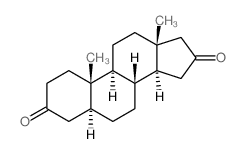 CAS 登录号：1035-71-8， (5S,8S,9S,10S,13R,14S)-10,13-二甲基-2,4,5,6,7,8,9,11,12,14,15,17-十二氢-1H-环戊并[a]菲-3,16-二酮
