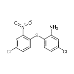 CAS#: 104115-87-9， 5-Chloro-2-[(4-Chloro-2-Nitrophenyl)Sulfanyl]Aniline