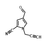 CAS#: 104501-05-5， 4-Formyl-1-(2-Propyn-1-Yl)-1H-Pyrrole-2-Carbonitrile