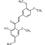 CAS#: 10496-67-0， 3-(3,4-Dimethoxyphenyl)-1-(2-Hydroxy-4,6-Dimethoxyphenyl)-2-Propen-1-One