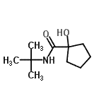 CAS#: 10498-45-0， 1-Hydroxy-N-(2-Methyl-2-Propanyl)Cyclopentanecarboxamide