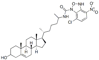 CAS#: 105539-27-3， 25-((7-Chloro-4-Nitrobenz-2-Oxa-1,3-Diazole)Methylamino)-27-Norcholesterol