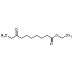 结构式 CAS# 105906-29-4, 乙基8-氧代癸酸酯