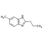 CAS 登录号：106039-67-2， 2-(乙硫基)-6-甲基-1H-苯并咪唑