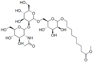 CAS#: 106444-87-5， 8-Methoxycarbonyloctyl 6-O-(2-O-(2-acetamido-2-deoxyglucopyranosyl)mannopyranosyl)mannopyranoside
