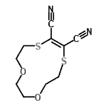 CAS#: 107089-68-9， (8Z)-1,4-Dioxa-7,10-Dithiacyclododec-8-Ene-8,9-Dicarbonitrile