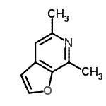 CAS#: 107470-41-7， 5,7-Dimethylfuro[2,3-c]Pyridine