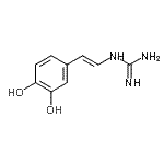 CAS 登录号：107585-47-7， 1-[(E)-2-(3,4-二羟基苯基)乙烯基]胍