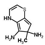 CAS#: 107586-83-4， 6-Methyl-4,6-Dihydrocyclopenta[b][1,4]Thiazine-5,6-Diamine