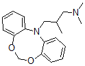 CAS 登录号：107615-76-9， N,N,beta-三甲基-12H-二苯并[d,g][1,3,6]二氧氮杂环辛烷-12-丙-1-胺