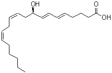 CAS#: 107656-14-4， (5E,7E,9R,11Z,14Z)-9-Hydroxy-5,7,11,14-Icosatetraenoic Acid