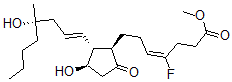 CAS#: 109976-45-6， Methyl (E)-4-Fluoro-7-[(1R,2R,3R)-3-Hydroxy-2-[(E,4S)-4-Hydroxy-4-Methyloct-1-Enyl]-5-Oxocyclopentyl]Hept-4-Enoate