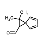 CAS 登录号：110211-41-1， 2,2-二甲基螺[2.4]庚-4,6-二烯-1-甲醛