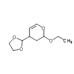 CAS 登录号：110238-80-7， 4-(1,3-二氧戊环-2-基)-2-乙氧基-3,4-二氢-2H-吡喃