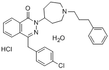 CAS 登录号：110406-46-7， 4-[(4-氯苯基)甲基]-2-[1-(3-苯基丙基)氮杂环庚-4-基]酞嗪-1-酮盐酸盐