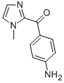 结构式 CAS# 110698-60-7, (4-氨基苯基)-(1-甲基咪唑-2-基)甲酮