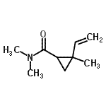 CAS#: 110890-19-2， N,N,2-Trimethyl-2-Vinylcyclopropanecarboxamide